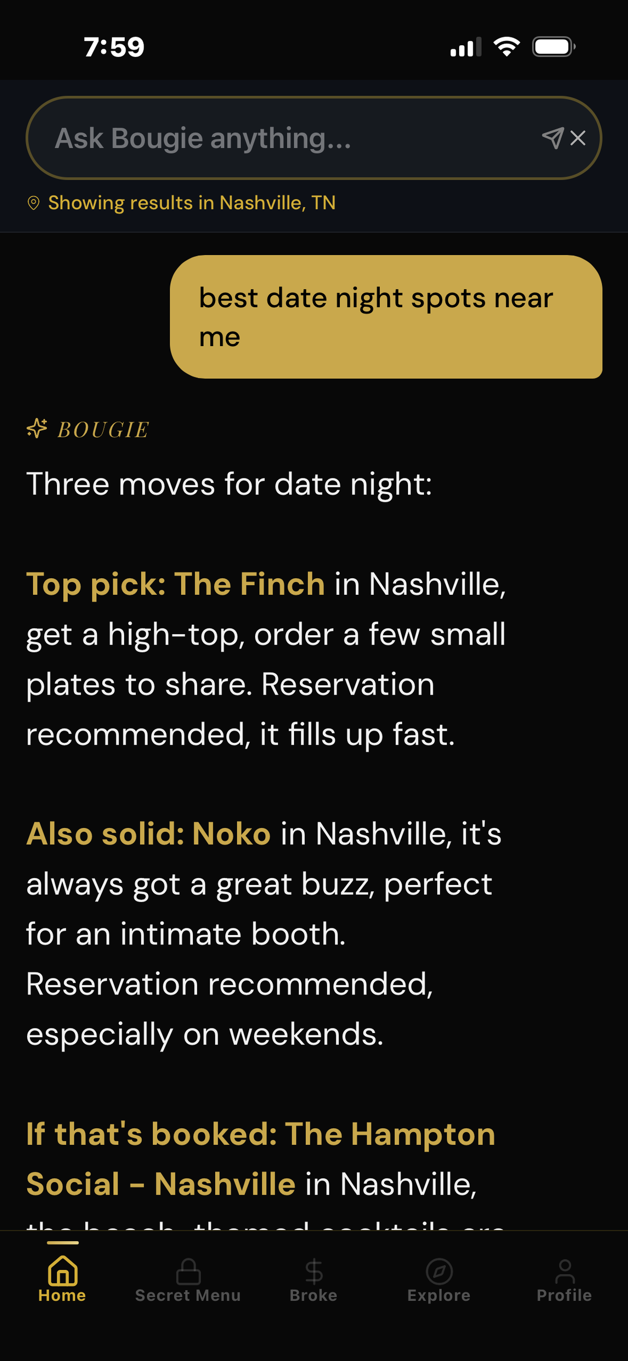 Bougie Foodie screenshot 4