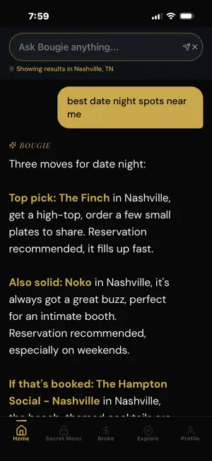 Bougie Foodie screenshot 4