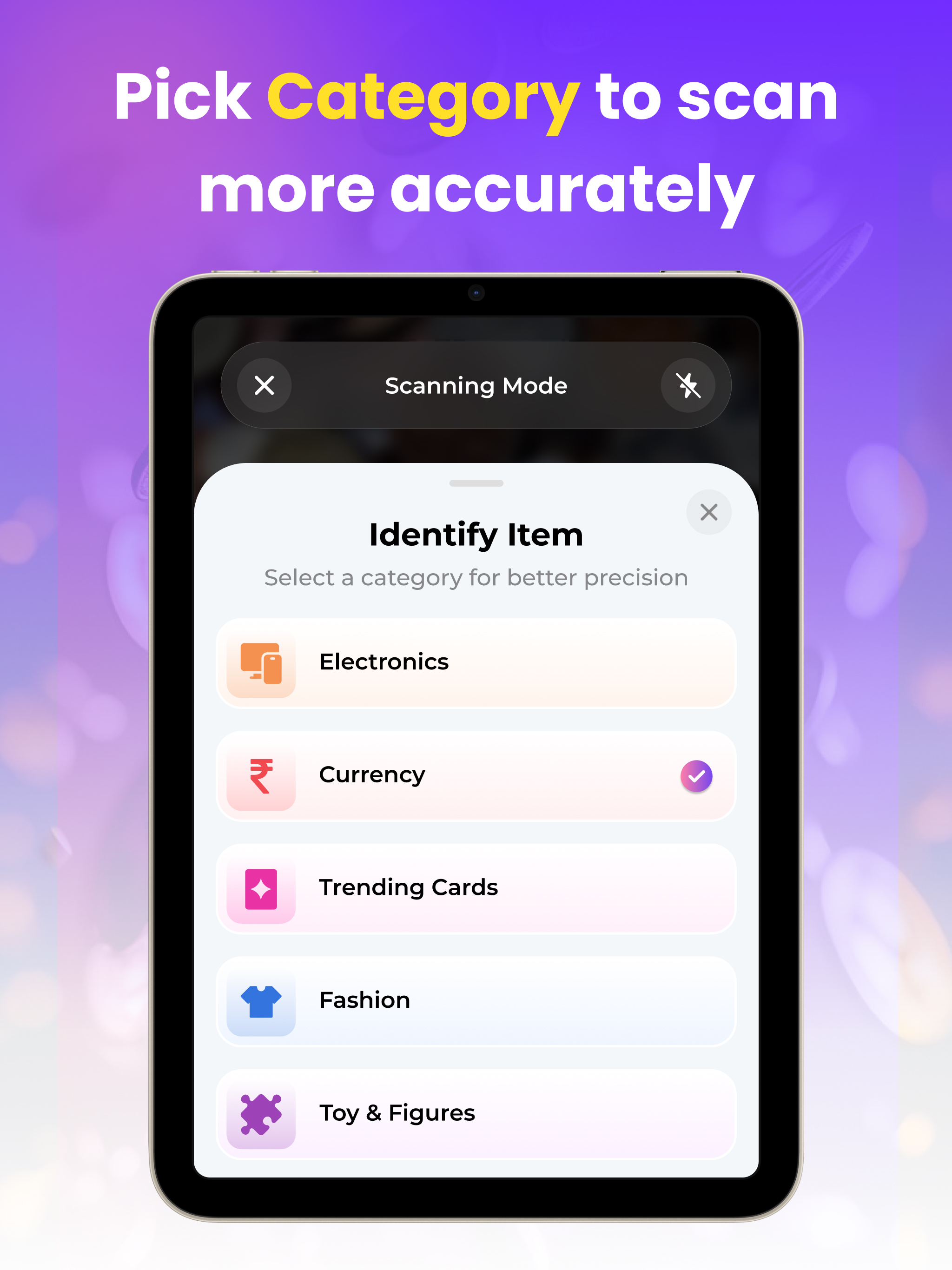Collectibles Value Scanner