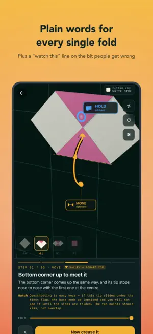 Origami 3D: Learn to Fold screenshot 2