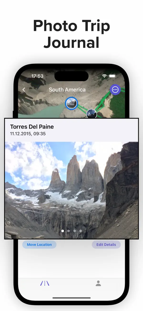 #2. Travel Tracker by PhotoRoute (iOS) De: Manuel Roth