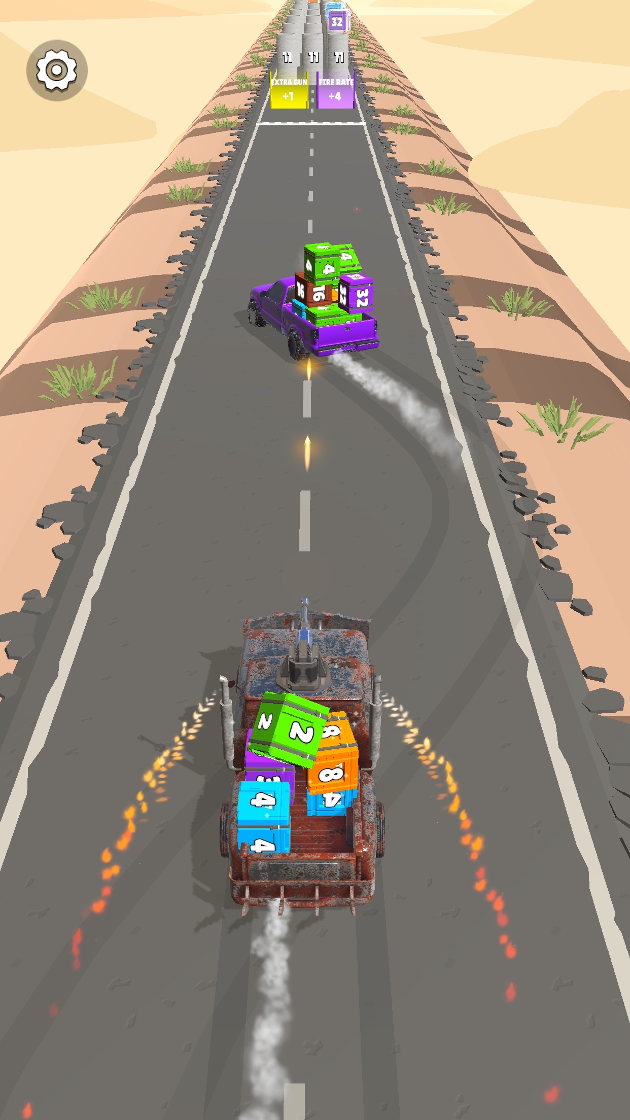 Screenshot 4 of Car Rush: Merge Cubes