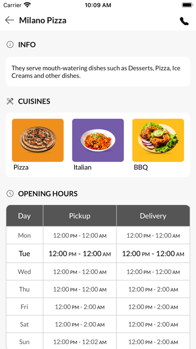 Milano Pizza Aldershot Screenshot