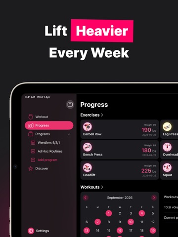 Liftin' - Gym Workout Tracker Screenshot 5