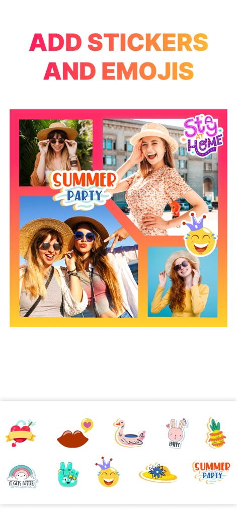 Pic Collage Maker: Photo Frame - pic-collage-maker-stickers-emojis