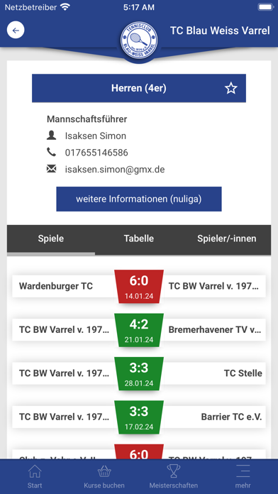 TC Blau Weiss Varrel Screenshot