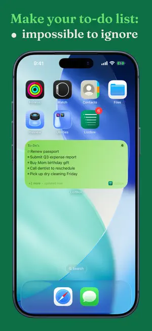 ListBox screenshot 1