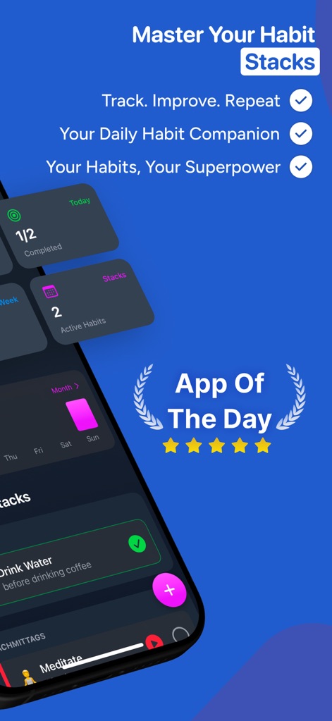 Stack Habit - Productivity App | MWM