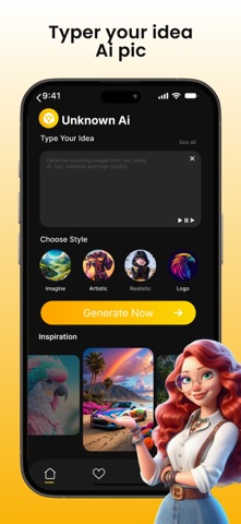 Unknow AI iPhone screenshot
