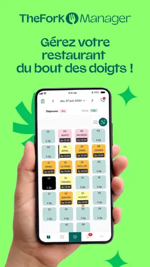 Capture d'écran de TheFork Manager sur iPhone 1