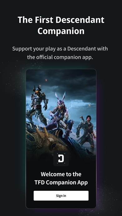 The First Descendant Companion Screenshot