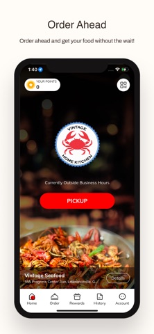 Vintage Seafood screenshot