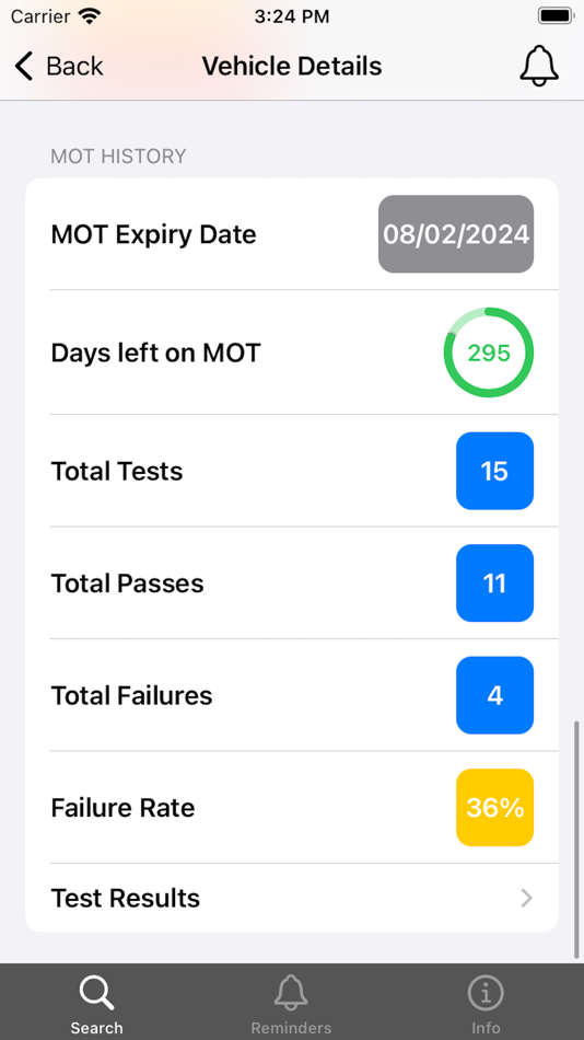 #6. Car Check MOT History Search (iOS) 게시자: John Benson