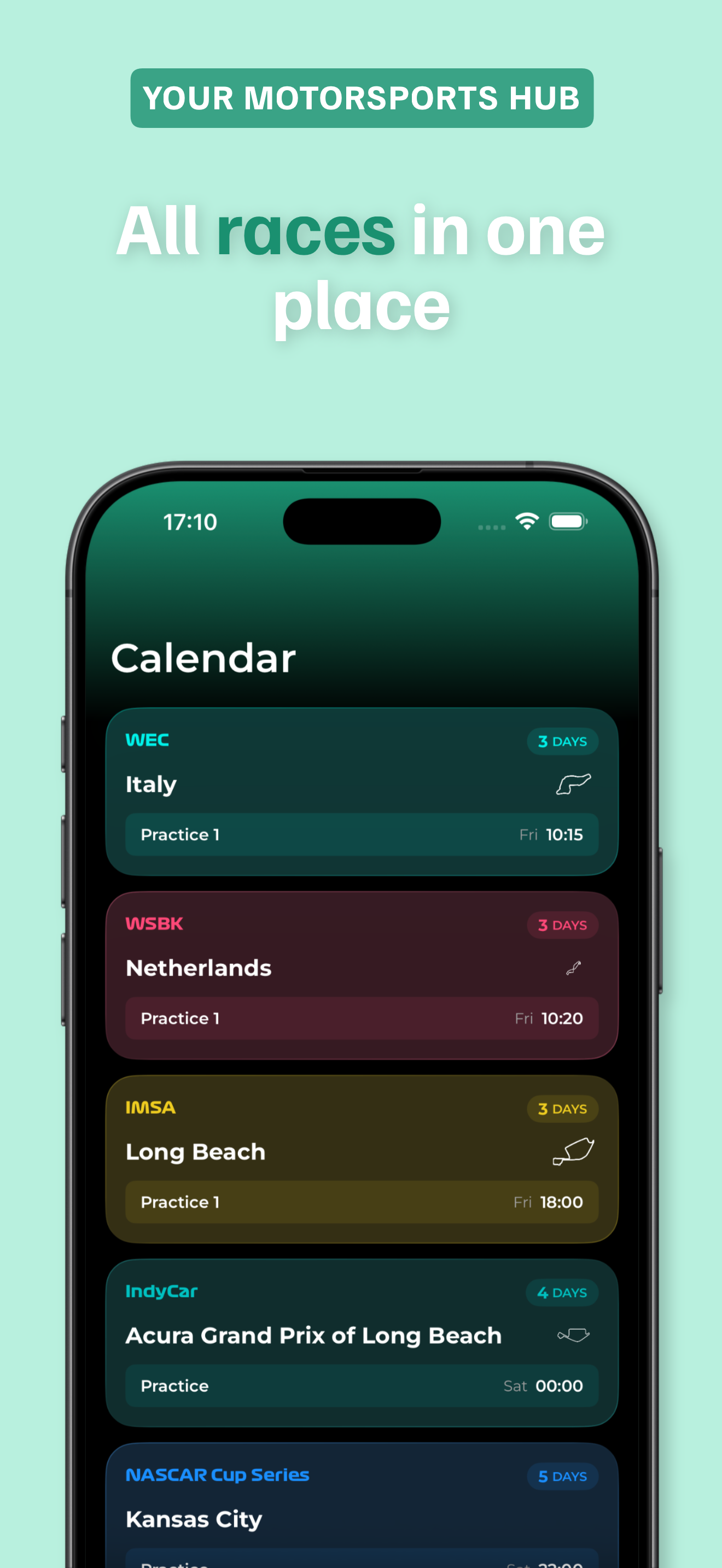 Motorsports Widgets