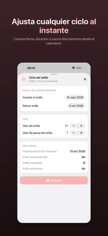 MyRing - Anillo anticonceptivo screenshot 7 of 10