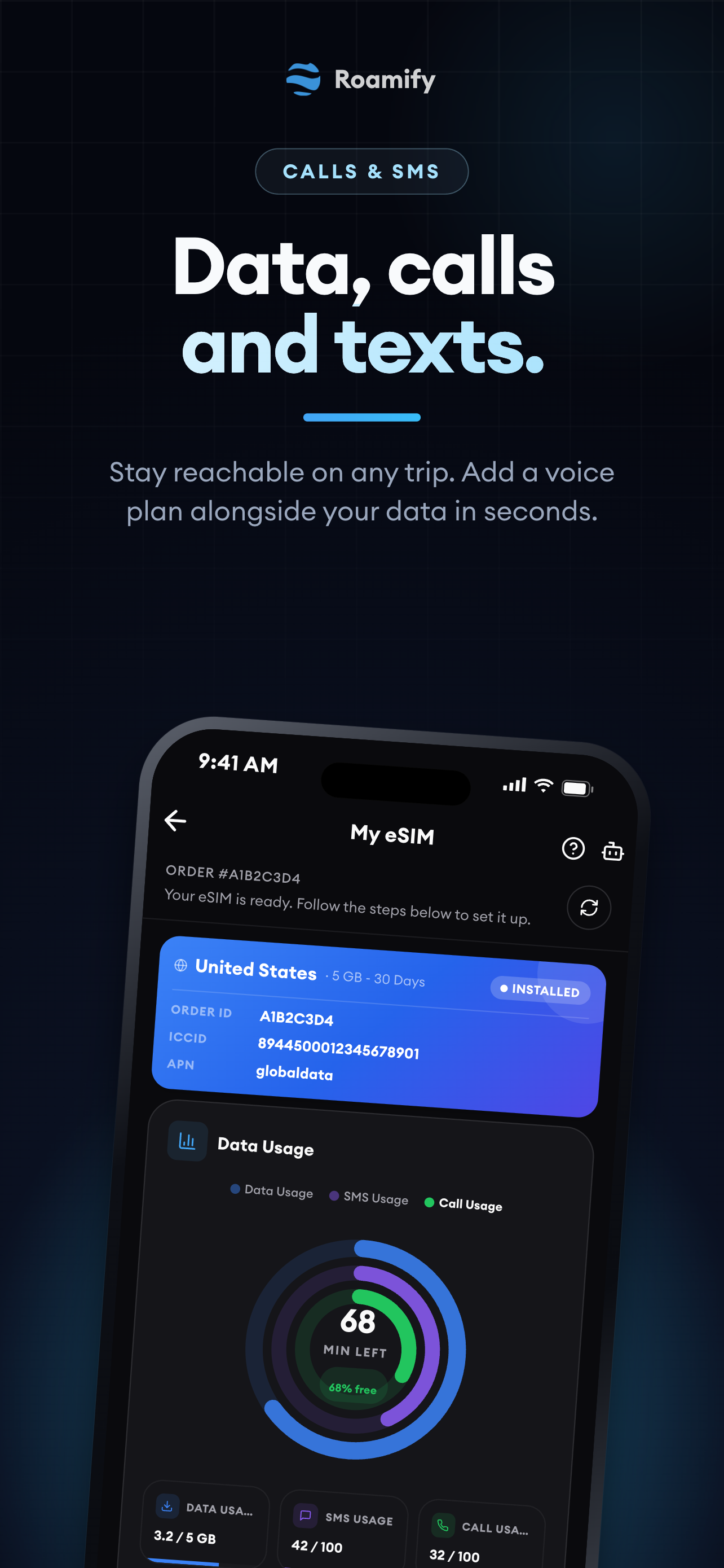 Roamify: Travel eSIM Data Call screenshot 7