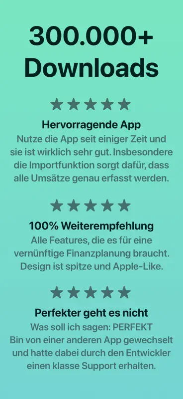 Budget Flow | Haushaltsbuch screenshot 9 of 9