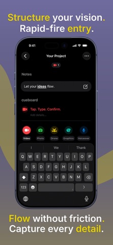 Cueboard - Creator Shot Lists Screenshot 2 of 6