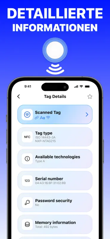NFC Tools: Lesegerät, Scanner screenshot 3 of 3