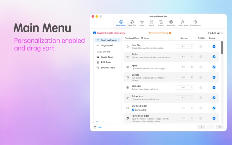 Screenshot #2 pour MouseBoost