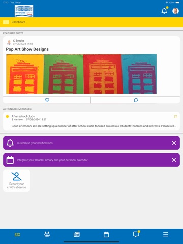 Riverside International School iPad screenshot