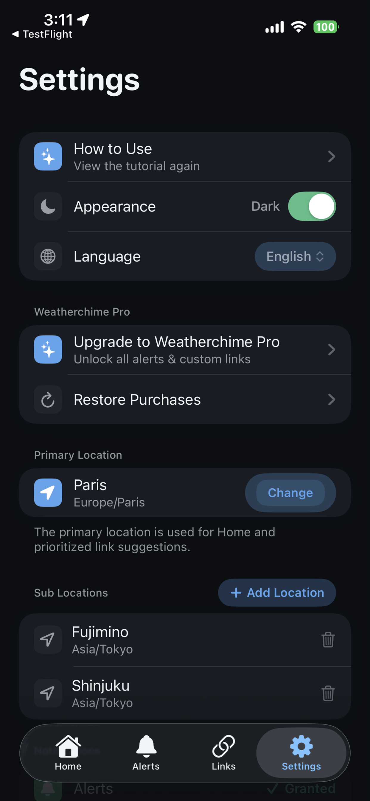 Weatherchime screenshot 4