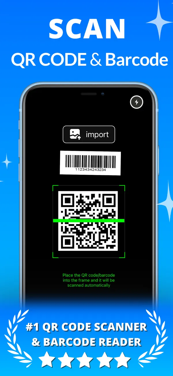 #1. QR Code Reader: Barcode Scaner (iOS) Ved: Tushar Bavishi