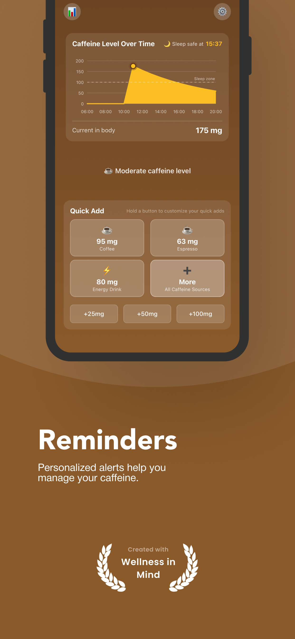 CaffeineTrack – Sleep Better screenshot 2