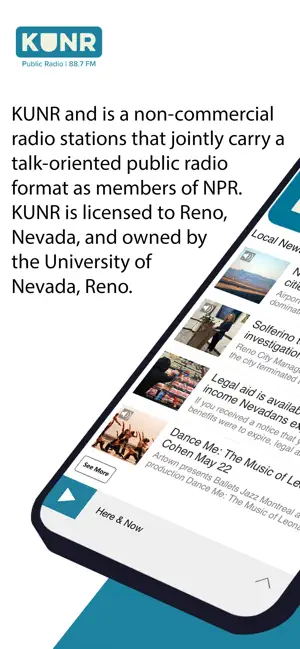 KUNR Public Radio screenshot 1