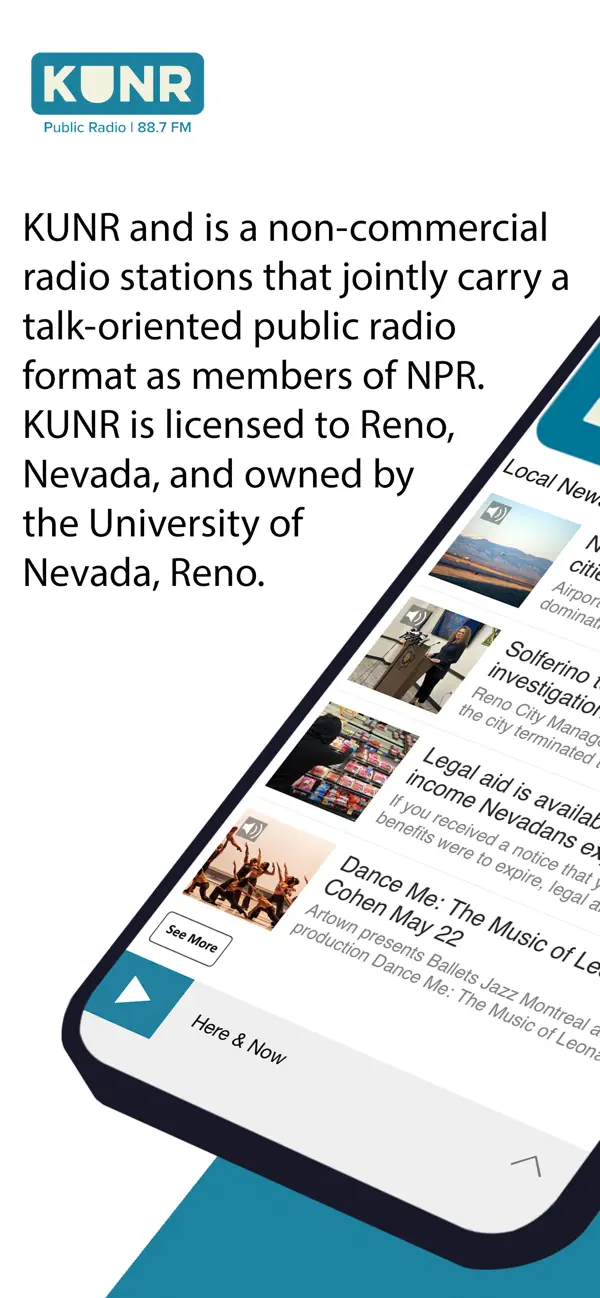 Screenshot #1 pour KUNR Public Radio