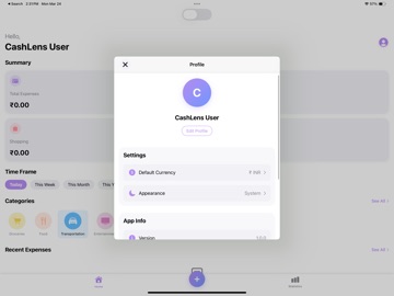 CashLens: Expense Tracker ipad screenshot 4