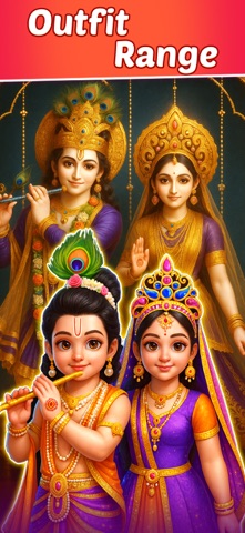 Lord Radha Krishna Live Temple iPhone screenshot