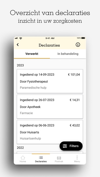 Mijn zorg van a.s.r. screenshot