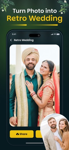 AI Retro Wedding Photo Maker screenshot