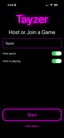 Tayzer: Trivia & Game Buzzer iPhone screenshot