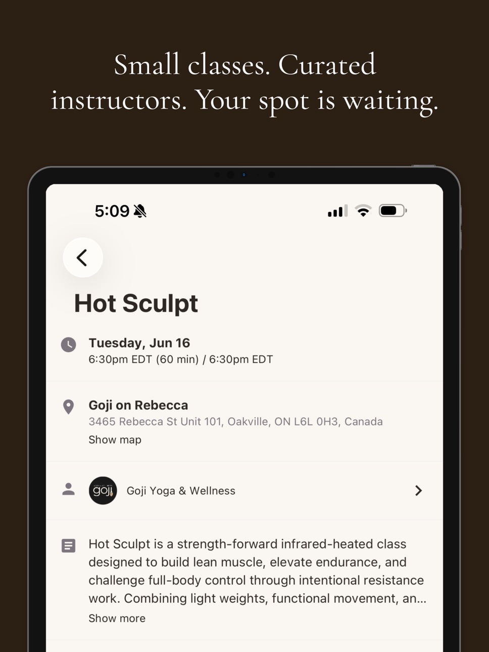 iPad screenshot