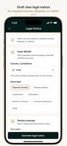 NyayWise - AI Legal Companion screenshot