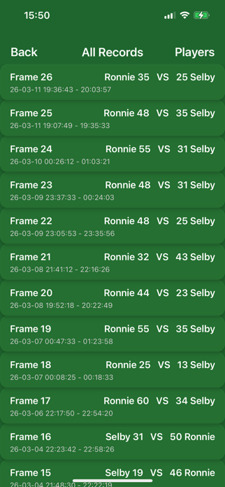 SnookerTally Screenshot 4 of 5