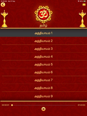 Bhagavad Gita in 11 Languages iPad screenshot