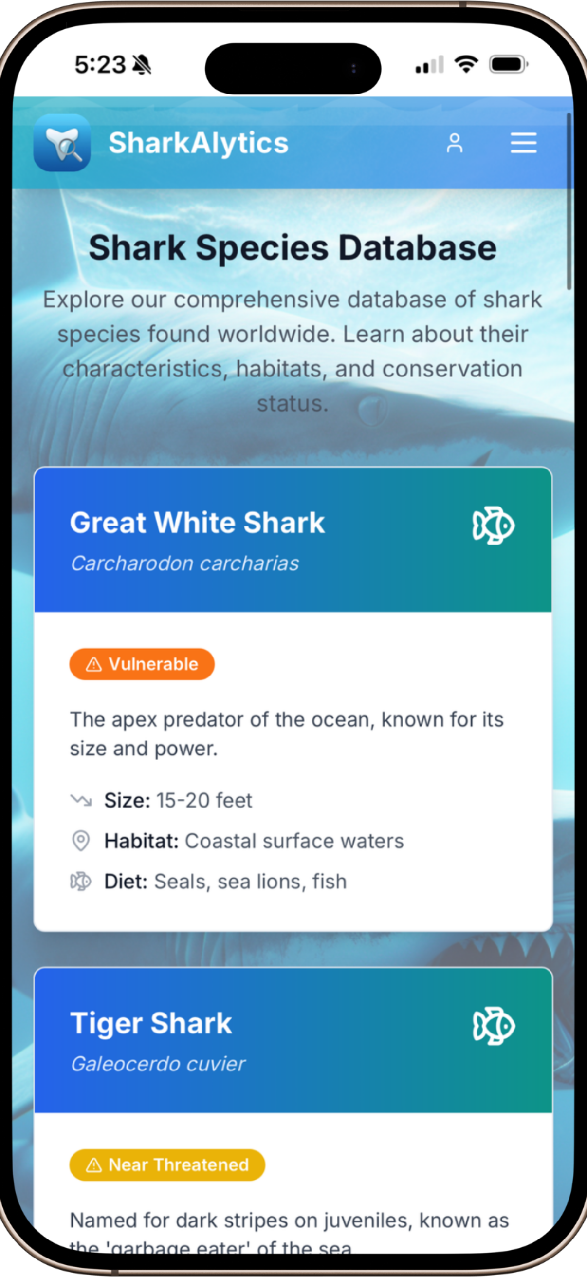SharkAlytics:AI Shark Tooth ID