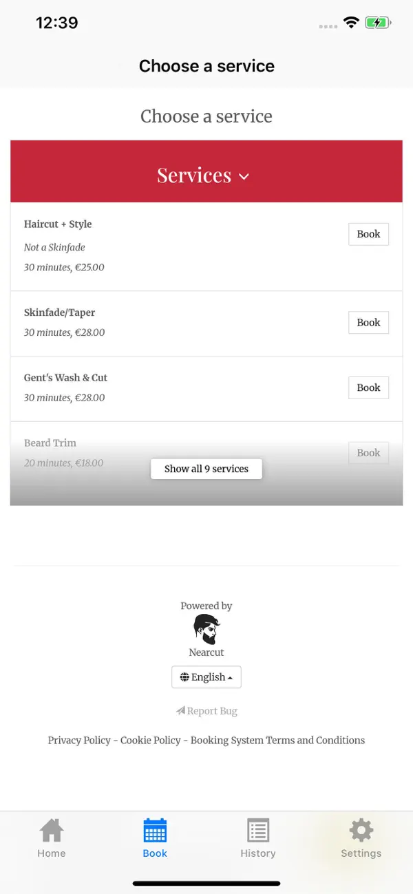 Screenshot #2 pour Mark's Barbers