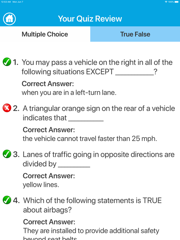 Screenshot #6 pour Driving Licence Quiz