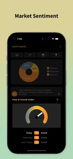 Cryptonite - News & Sentiment screenshot 3