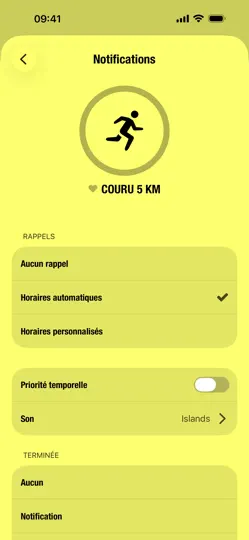 Capture d'écran de Streaks sur iPhone 8