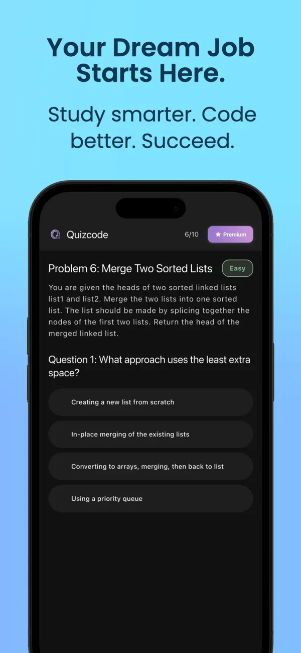 #4. Quizcode: Coding Prep & Study (iOS) De: Adam Smith