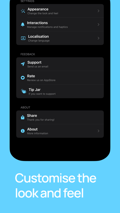 Tasks - minimalist tracker screenshot