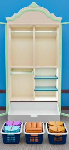 Fill the Closet Organizer iPhone screenshot