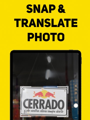 Camera Translator AI iPad screenshot