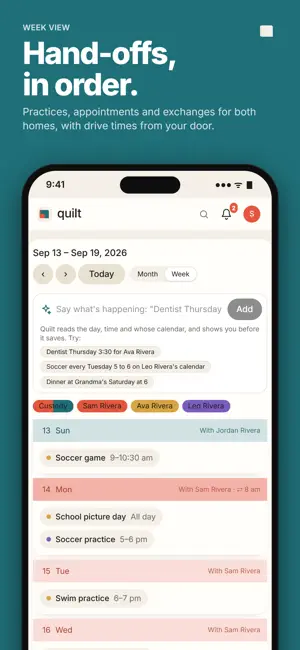 Quilt: Family Calendar screenshot 3