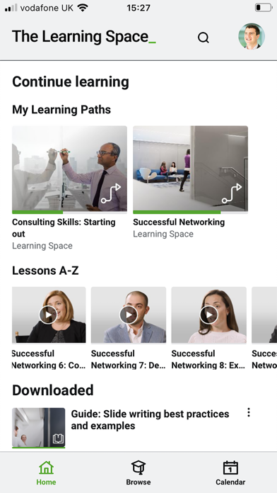 Screenshot 1 of The Learning Space_ App